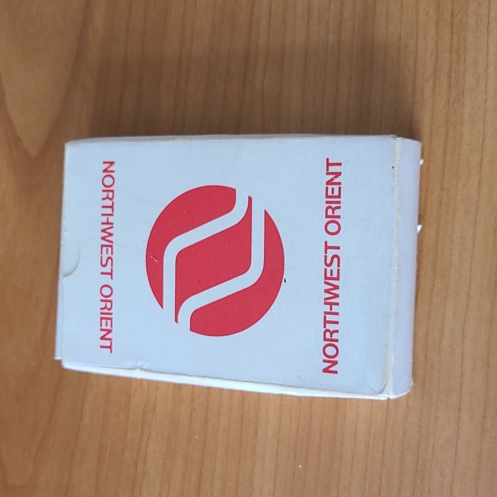 70's Vintage Northwest Orient Airline Collector Playing Cards In Box